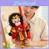 Soft And Detailed Wukong Plush Toy Featuring The Iconic Golden Staff For All Ages