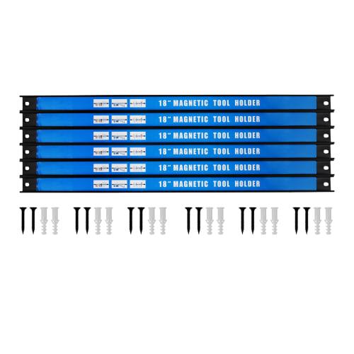 STEELMIGHT Magnetic Tool Holder, Magnetic Tool Holder for Tool Organizers, Tool Bags, and Tool Storage, Wall-Mounted, Magnetic Adsorption, 45cm Long,