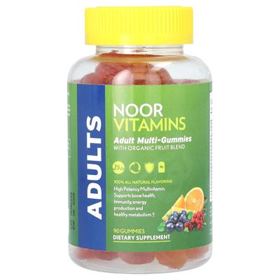 Adults, Multi Gummies, Contains Organic Fruit Blend, 90 Gummies