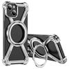 For iPhone 14/13 Bumper Cases Borderless Metal Frame Cover Compatible with MagSafe Kickstand