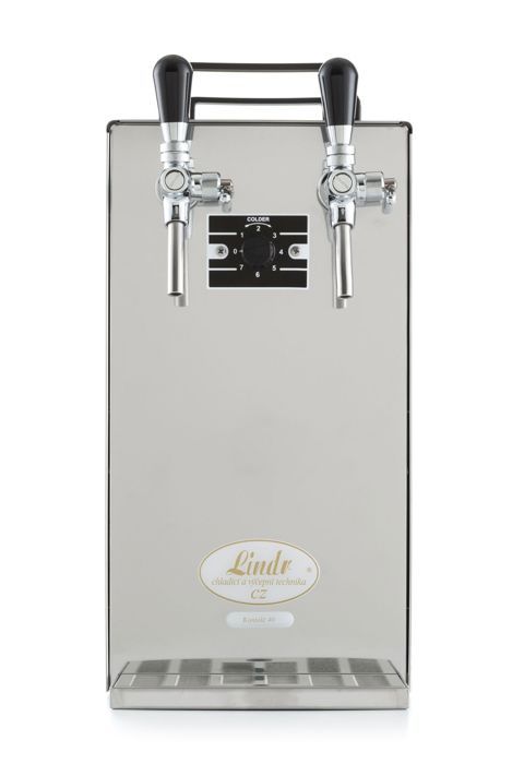 Tireuse a biere vec pompe à membrane - Stream 50/K machine a biere, pompe a biere 2 lignes, 50 l/h, triangulaire, Coupleur -Köpi