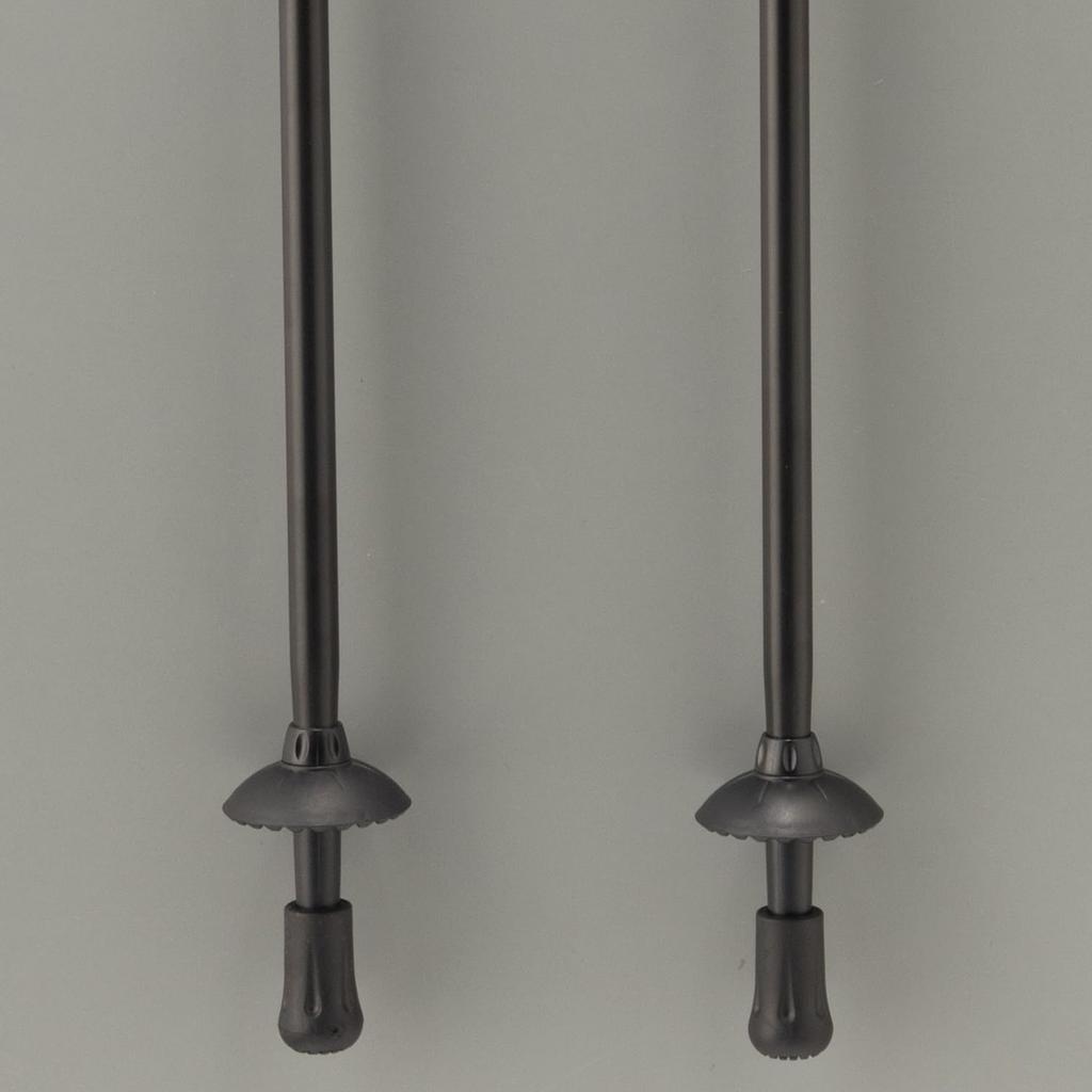 BUNDOK Trekking Pole System 3, Set of 2, I-Type, Black, BD-465BK