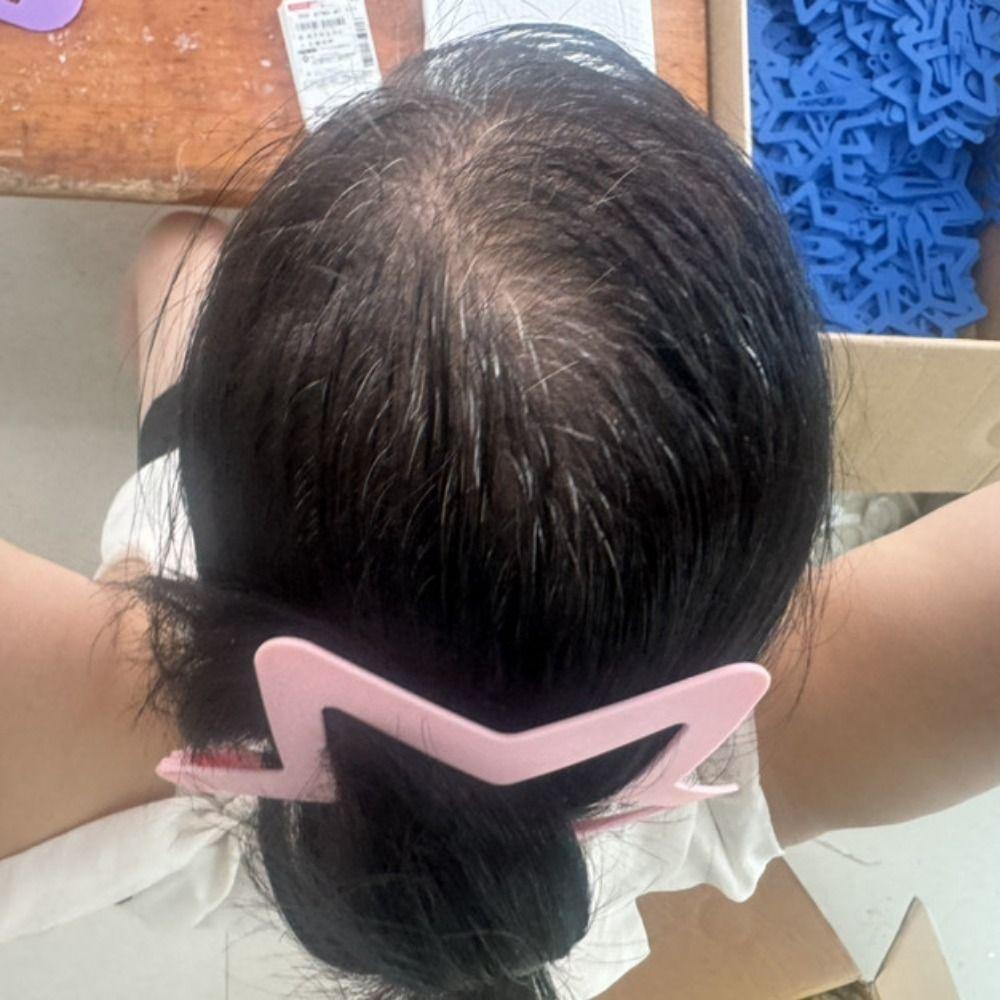 Solid Color Extra-large Star Hair Clip Creative Funny Hair Grip Openwork Star Hairpin Girl