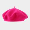 High-quality Solid-color Embroidered Beret Versatile Winter Women Japanese-style Artistic Retro Painters Hair Band