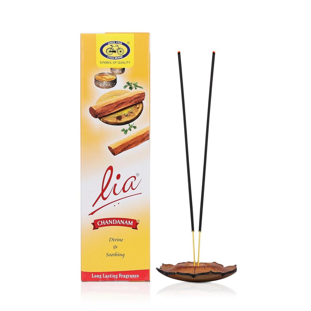 Lia Agarbatti Special Combo | Pack of 3 (166 Sticks Each) | Chandanam, Jas, Prime Rose Incense | Woody, Floral Incense for Puja, Relaxation, Freshness