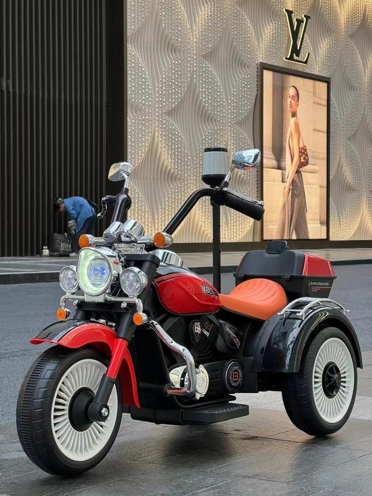 Beiduoqi Dětská elektrická motorka ve stylu Harley