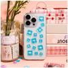 Sanrio Hello Kitty Cartoon 3D Square Stickers Anime Phone Laptop Luggage Decoration Creative DIY Rhinestone Decal Kids Toys Gift