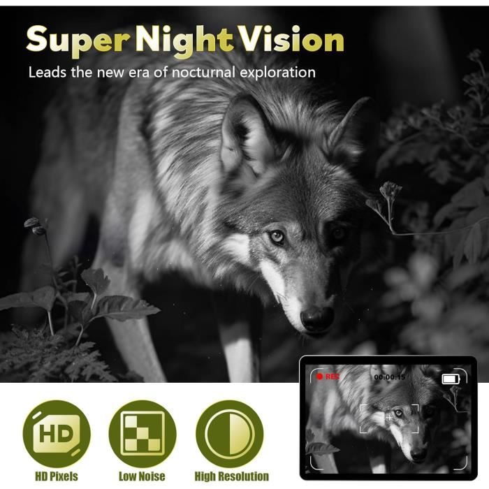 Caméra De Chasse - COOLIFE - H881 - 16MP - 1080P - Vision Nocturne 25m