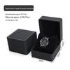 Velvet Light Luxury Single Watch Box, High-End Black Packaging for Business Watches