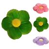 Cute Flower Cushion Home Decor Plush Toy With Colorful 6 Petal Cartoon Design