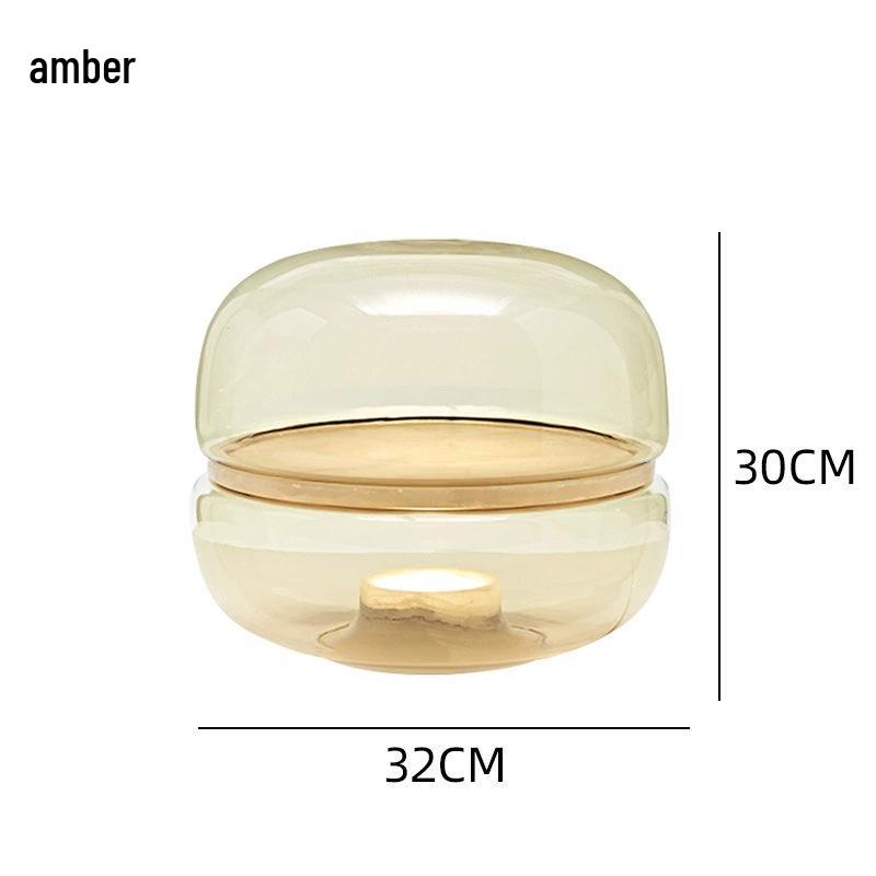 Nordic Modern Glass Table Lamp - Creative, Stylish Lighting for Living Room, Bedroom, Hotel, or Model Room