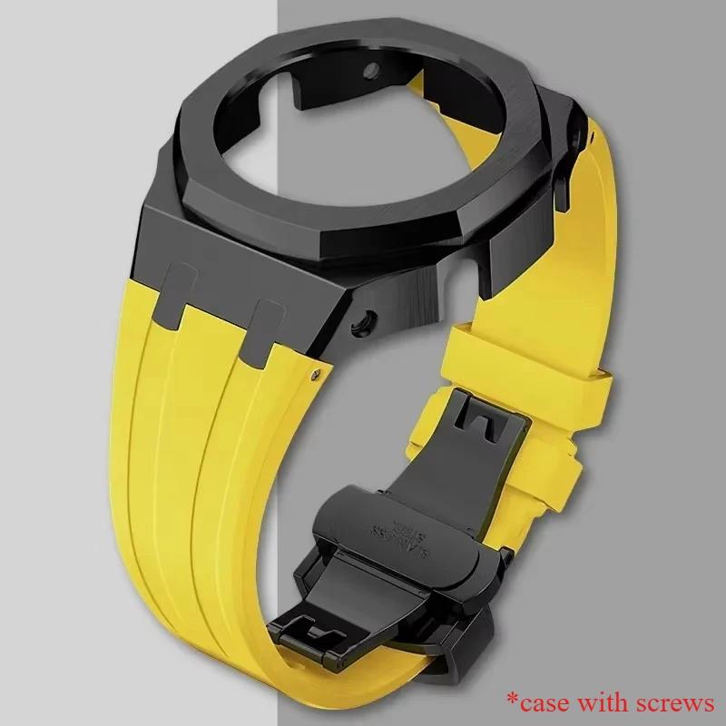 Gen4 Metal Case Bezel Frame GA2100 GAB2100 Casioak Mod Kit Modification Frame For GA2110 Metal Rubber Strap Accessory Wholesale