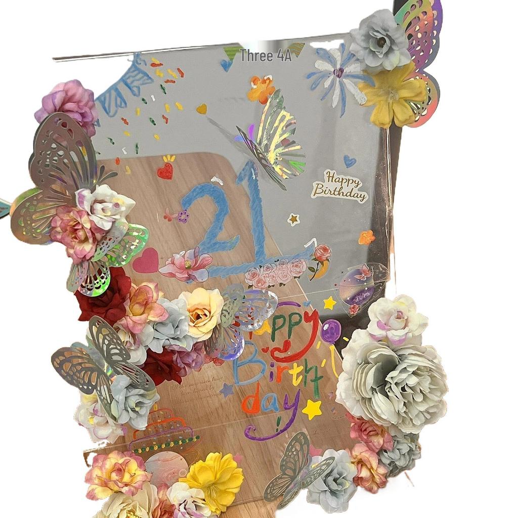 Acrylic Butterfly Photo Frame Ornament: Handmade DIY Gift for Graduation or Birthday