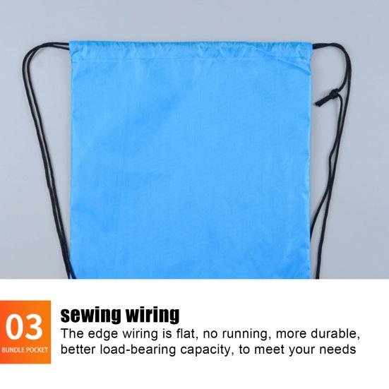 Drawstring Backpack Sports Gym Sackpack for Men Women Water Resistant String Bag for Camping Hiking Swimming