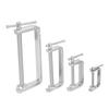 4PCS Set Industrial Strength C Clamp Non Slip Mat Quick Fixing A3 Steel C Clamp for Workshop