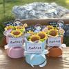 Teachers' Day Flower Bouquet Crochet Flower Gifts Graduation Artificial Bouquet Woven Flower Party Gifts