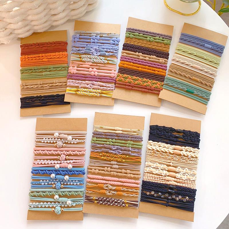 Elegant Elastic Headband & Ponytail Hair Tie Bracelet Set