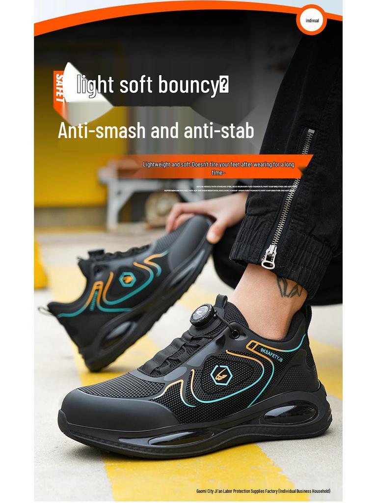 Universal Safety Work Shoes: Anti-smash, Anti-puncture, Shock-absorbing, Wear-resistant Technology for All Seasons