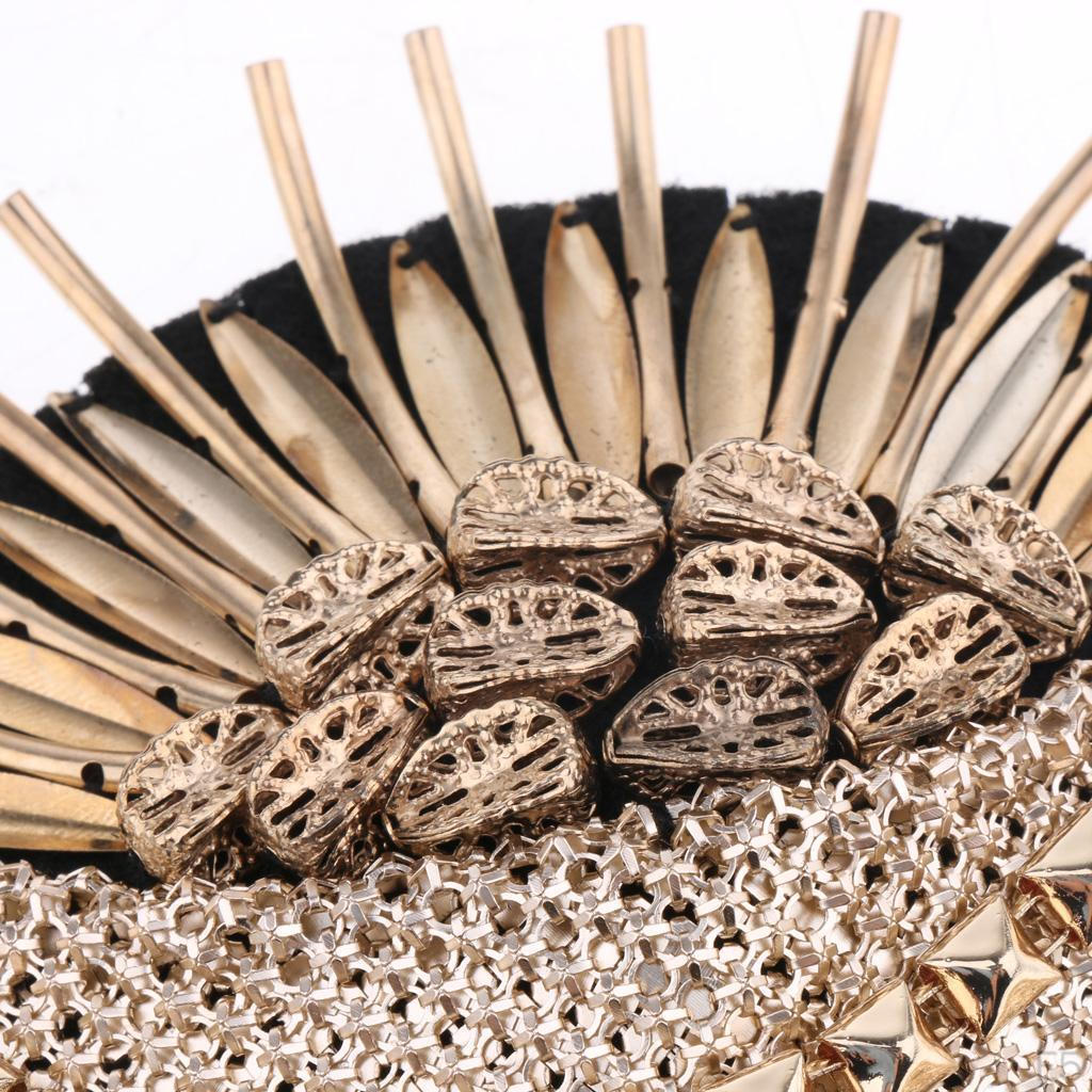 Fringe Rivet Tassel Epaulet Shoulder Boards Badge Costume