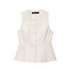 2025 Women's European & American Sleeveless Vest Tank Top with Straight Leg Pants Set