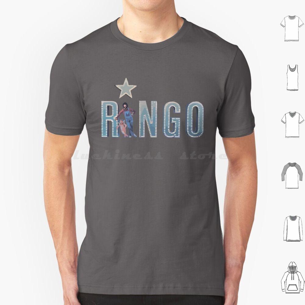 Ringo  1973 Minimalist Album Logo T Shirt Cotton Men Women DIY Print The Music 60s Classic Band Ringo 70s Paul John Here