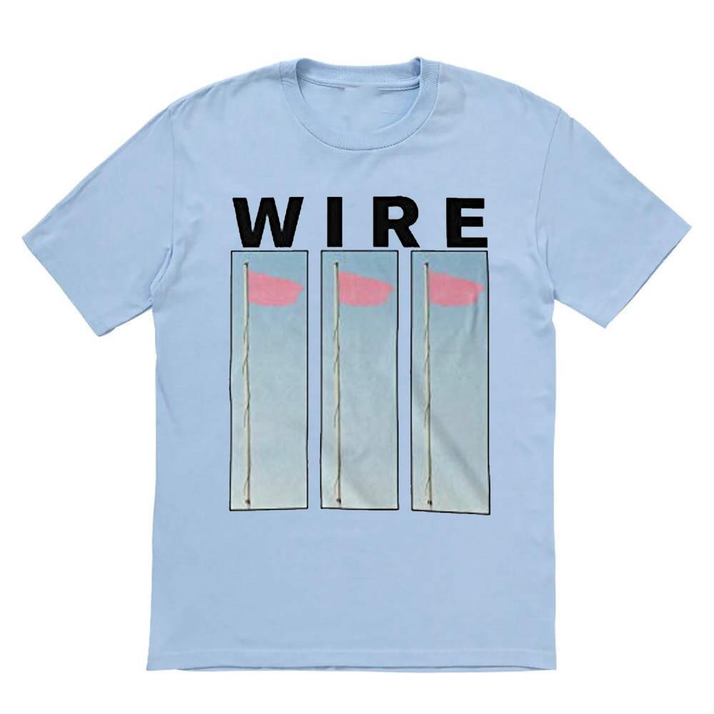 Редкая Проводная Розовая Флаг Короткий Рукав Хлопок Синий Все Размеры Футболка SS20 Унисекс Футболка S