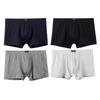 Men's Solid Color Breathable Boxer Briefs - Sexy and Comfortable Underwear