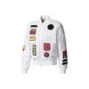 Originals Trefoil Logo Padded Bomber Jacket Men Jackets White BR7149