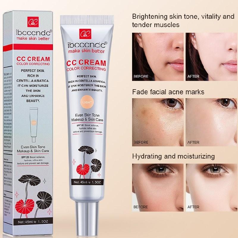 Natural And Lightweight Ibcccndcc Centella Cc Cream For Flawless Skin Tone Perfect For All Skin Types