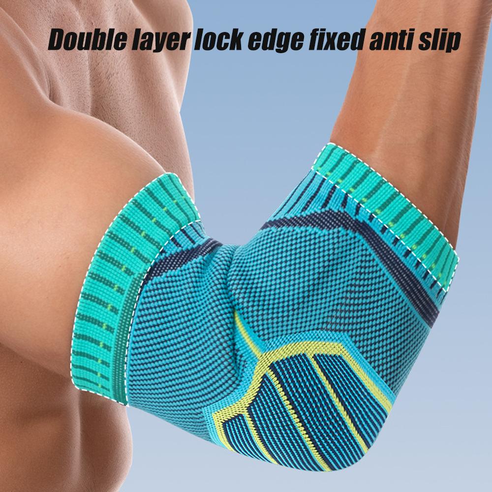 1PCS Golfer's Elbow Brace with Gel Pad Compression Sleeve Support for Joint Pain Relief Tendonitis Recovery Braces for Sports