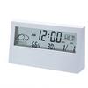 Transparent Screen Smart Desktop Digital Alarm Clock Time Calendar Temperature Weather Table Watch