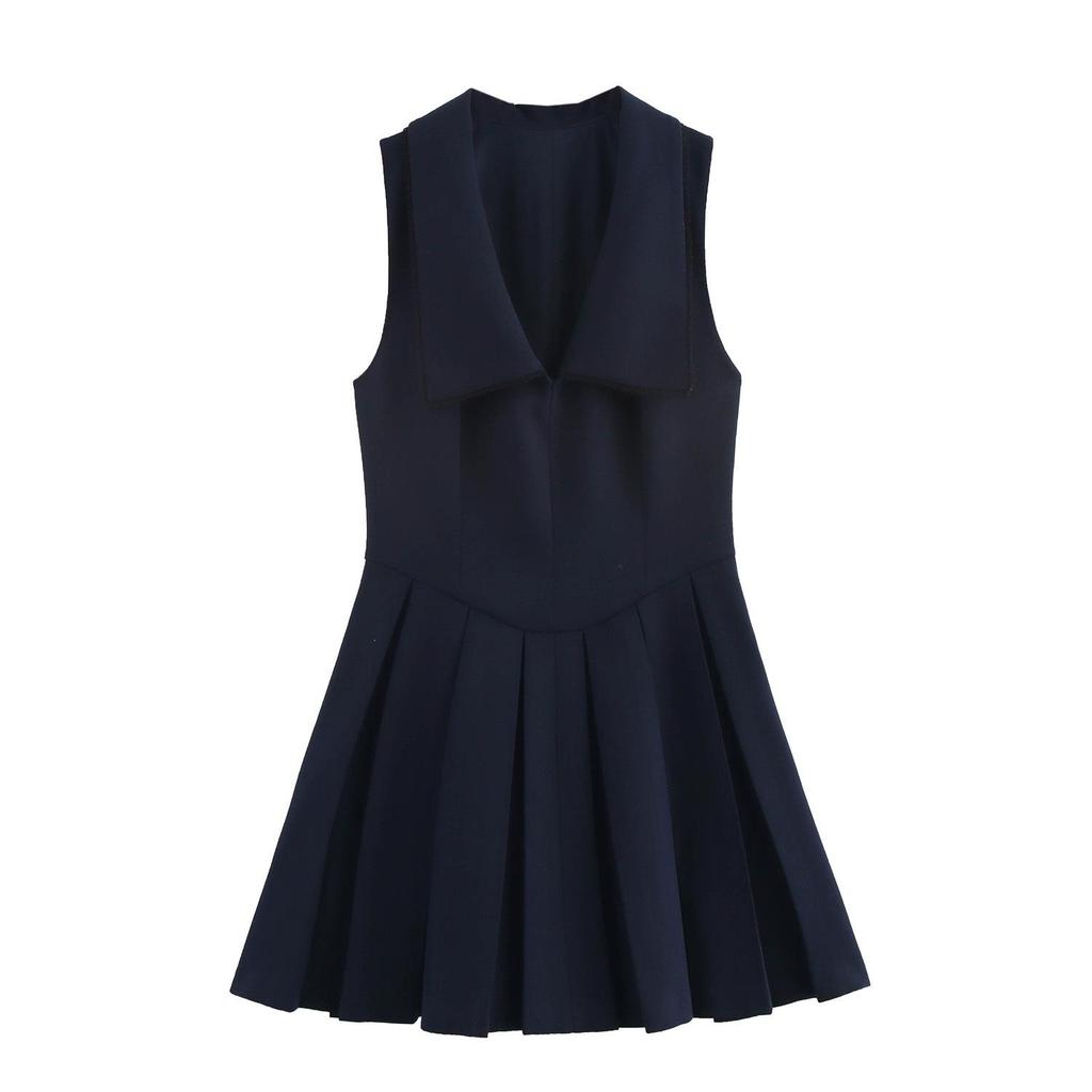 TAOP&ZA Elegant Sleeveless Dress - Wide Hem, Slimming Fit (Spring/Summer Collection)