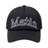 Matin Kim Matin Mesh Trucker Baseballkappe Schwarz