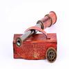 12x Telescope, Functional Handcrafted  Pirate Spyglass with Imprinted Leather Case, Travelers Adventure Collectible 43.18 Cm