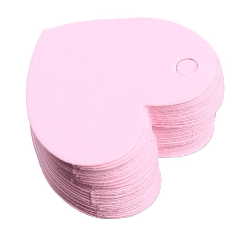 Blank Paper Card Tags with Hole for Bookmark Price Tag DIY Educational Card 50PC