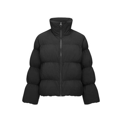 Basic Sports Series Warm Comfortable Durable Casual Cotton Jacket Women Jacket Carbon-Black P424W069-0018