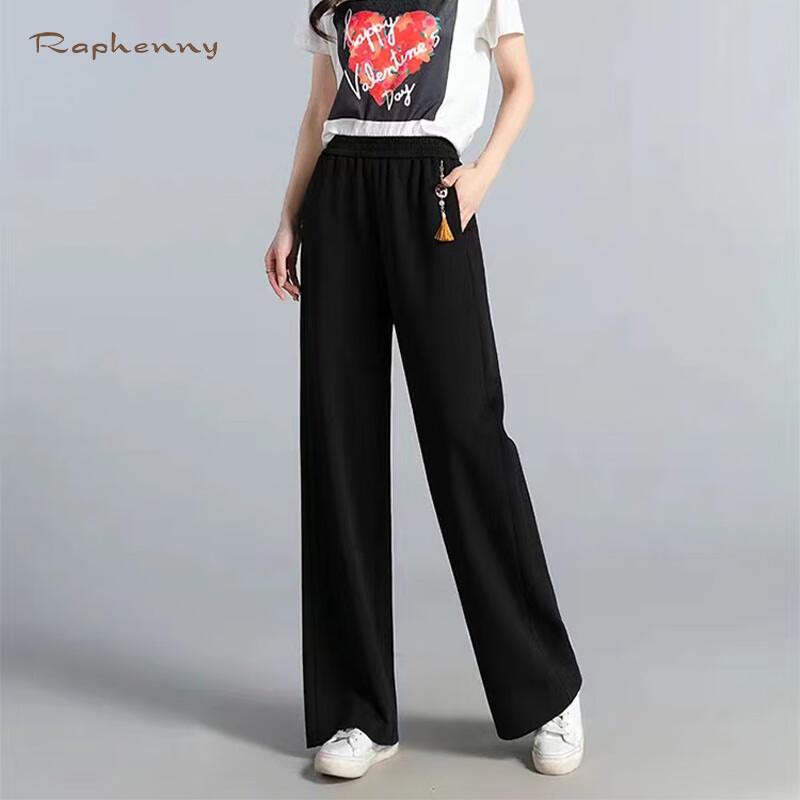 

Raphenny Women s Casual Wide-Leg Trousers L