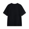 Li-Ning Casual Simple Letter Round Neck Pullover Loose Short Sleeve T-Shirt Men Tops Black AHSV747-4