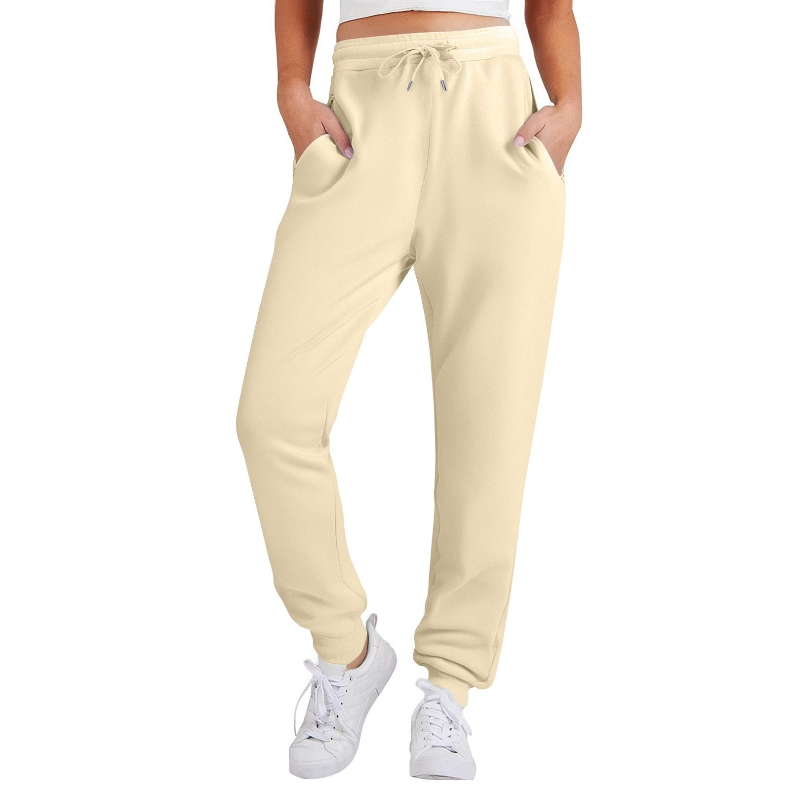 

Женские брюки с высокой посадкой, свободные, спортивные, джоггеры, модные, повседневные, с карманами XL хаки