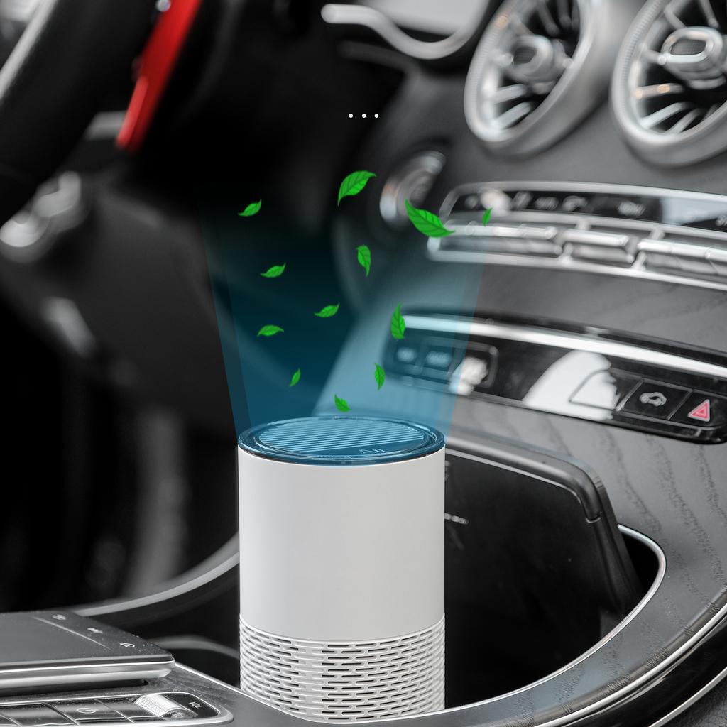 New Arrival Portable Car Air Purifier Mini Air Cleaner Negative Ions Desktop Home Anion Air Purifier