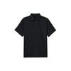 Sport Knitted Fashion Comfortable Simple Short Sleeve Polo Shirt Men Tops Black HQ8479-010
