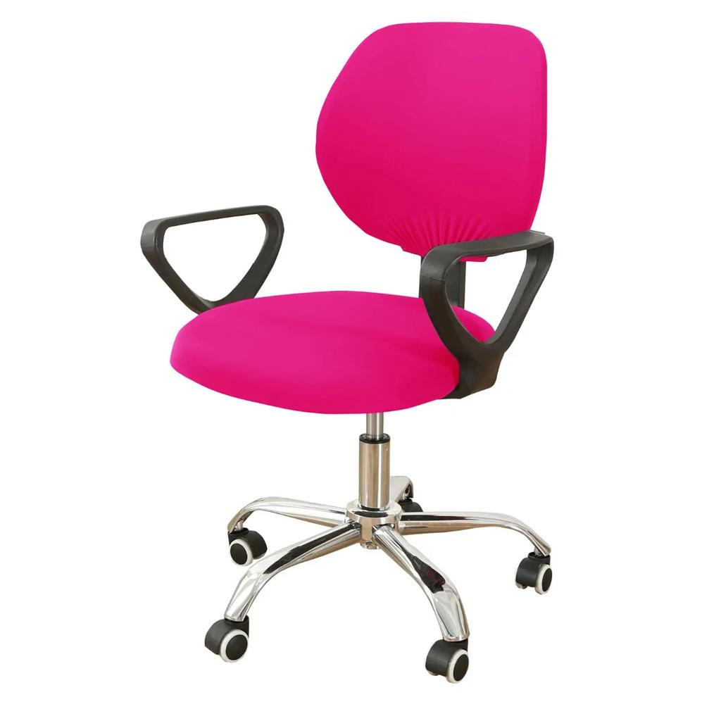 Spandex Stretchable Desk Office  Computer Chair Seat Covers Washable Rotating Backrest  Cushion Pets Protectors Slipcover