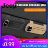For Jeep Car Sun Visor Glasses Sunglasses Multi-function Clip For Jeep Renegade Compass Grand Cherokee Wrangler Gladiator Pat