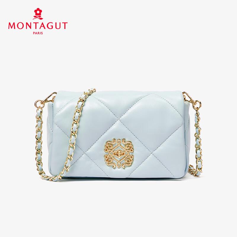Montagut Lambskin Quilted Chain Crossbody Bag