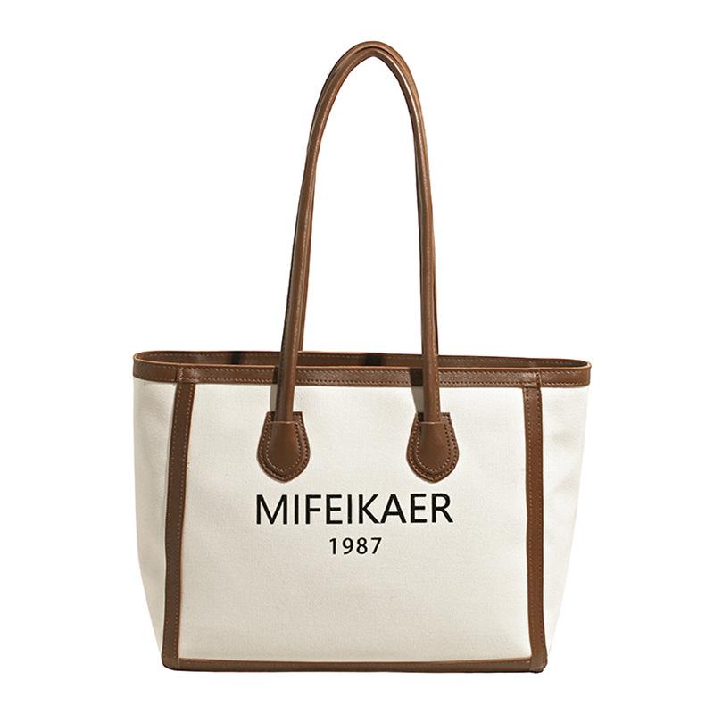 Large-capacity Commuter Tote Bag - Simple and Fashionable Single-shoulder Bag