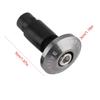 Elerose 22mm 7/8inch Motorcycle Bar End Plug, Universal Handlebar Plug End Slider Plug Cap for Racing ATV Off-Road (Titanium)