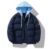 Giacca di Cotone Invernale, da Uomo con Cappuccio, Giacca di Cotone per Adolescenti, Spessa e Calda, Giacca a Panino Stesso Stile per Coppie