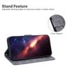 For Oppo Reno12 5G (Global) Wallet Phone Case Geometry Pattern Leather Flip Cover