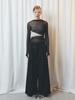 Half Devils Belted Wide Pants_Black