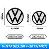 1 set ABS Replacement Style Front Grill Badge & Rear Trunk lid Emblem For VW Golf MK7 2014-2017 Golf MK7.5 2018-2020 Without CC QV6